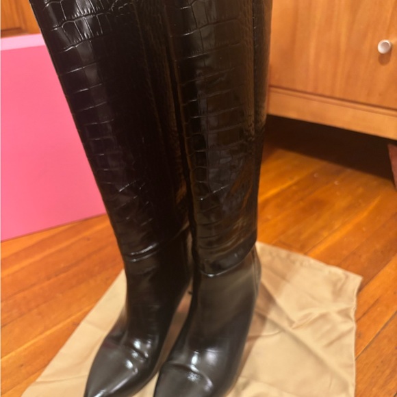 PARIS TEXAS Elegant Black Knee-High Boots - Picture 2 of 9